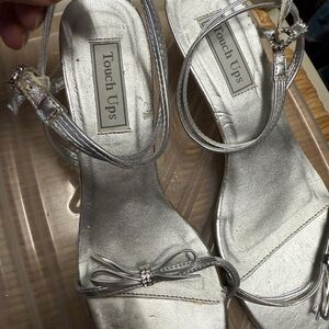 Touch Ups Silver Women's Sandals